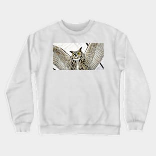 Great Horned Owl Crewneck Sweatshirt